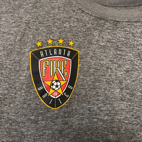 Nike Atlanta United Fire Dry Fit Tee Kids Size XL - Picture 3 of 8